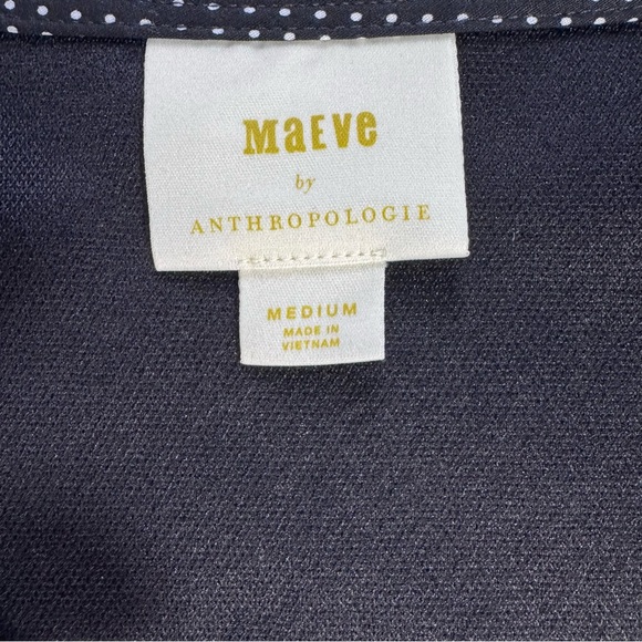 Anthropologie Maeve Angelika Black V-
Neck Tunic Dress Size M - Picture 4 of 11